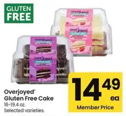Albertsons Overjoyed Gluten Free Cake offer
