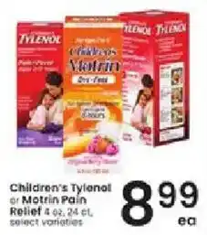 Albertsons Children's TYLENOL or Motrin Pain Relief offer