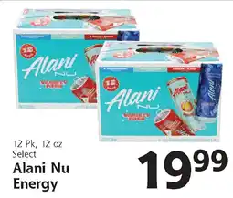 Hugo's Supermarkets Select Alani Nu Energy offer