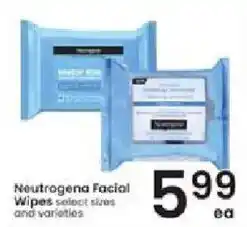 Albertsons Neutrogena Facial Wipes offer