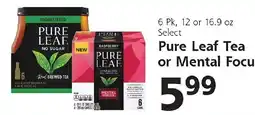 Hugo's Supermarkets Pure Leaf Tea or Mental Focus offer