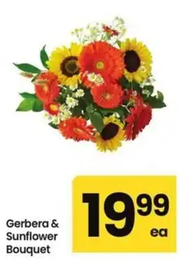 Albertsons Gerbera & Sunflower Bouquet offer