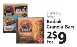 Hugo's Supermarkets Select Kodiak Granola Bars offer
