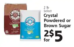 Hugo's Supermarkets Select Crystal Powdered or Brown Sugar offer