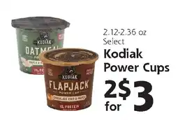 Hugo's Supermarkets Select Kodiak Power Cups offer
