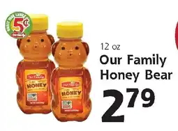 Hugo's Supermarkets Our Family Honey Bear offer