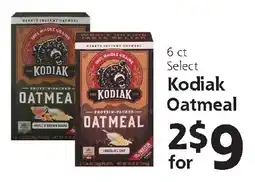Hugo's Supermarkets Select Kodiak Oatmeal offer