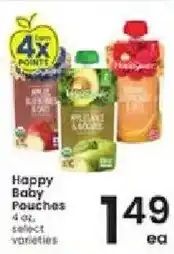 Albertsons Happy Baby Pouches offer
