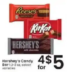 Albertsons Hershey's Candy Bar offer