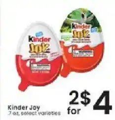 Albertsons Kinder Joy offer