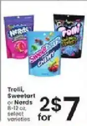 Albertsons Trolli, Sweetart or Nerds offer
