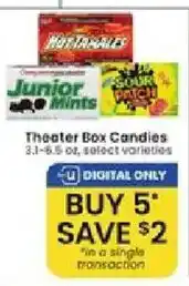 Albertsons Theater Box Candies offer