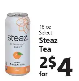 Hugo's Supermarkets Select Steaz Tea offer