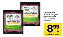 Albertsons Fresh Open Nature Angus Ground Beef offer