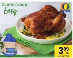 Albertsons Fresh O Organics' Whole Chicken offer