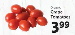 Hugo's Supermarkets Organic Grape Tomatoes offer