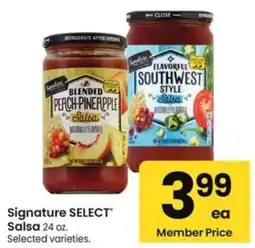 Albertsons Signature Select Salsa offer