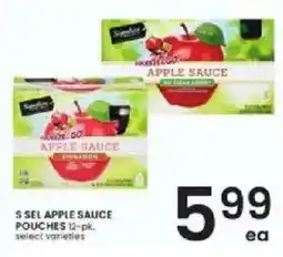 Albertsons Signature Select apple sauce offer