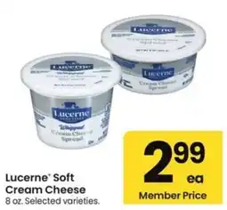 Albertsons Lucerne Soft Cream Cheese offer