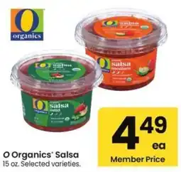 Albertsons O Organics Salsa offer