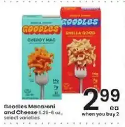 Albertsons Goodles Macaroni and Cheese offer