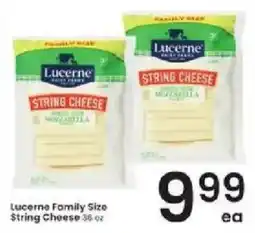 Albertsons Lucerne string cheese offer