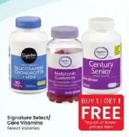 Albertsons Signature Select Care Vitamins offer