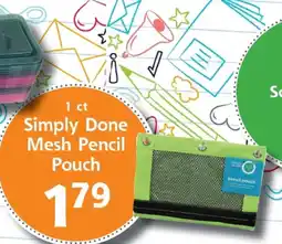 Hugo's Supermarkets Simply Done Mesh Pencil Pouch offer