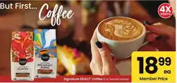 Albertsons Signature SELECT Coffee offer