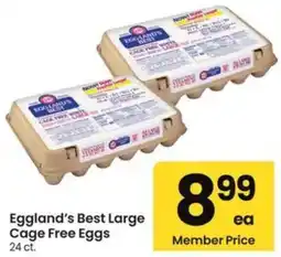 Albertsons Eggland's Best Large Cage Free Eggs offer