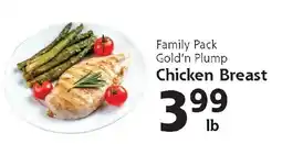 Hugo's Supermarkets Family Pack Gold'n Plump Chicken Breast offer
