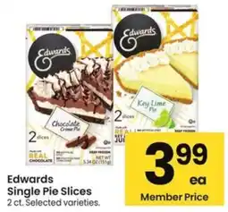 Albertsons Edwards single pie slices offer