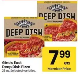 Albertsons Gino's East Deep Dish Pizza offer
