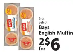 Hugo's Supermarkets Bays English Muffin offer