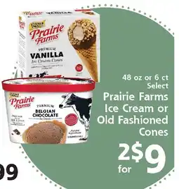 Hugo's Supermarkets Prairie Farms Ice Cream or Old Fashioned Cones offer