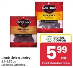 Albertsons Jack Link's Jerky offer
