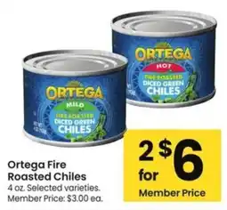 Albertsons Ortega Fire Roasted Chiles offer