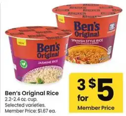 Albertsons Ben's Original Rice offer