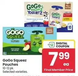 Albertsons Gogo Squeeze Pouches offer