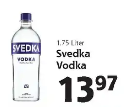 Hugo's Supermarkets Svedka Vodka offer