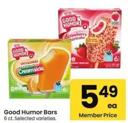 Albertsons Good Humor Bars offer