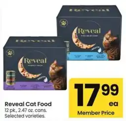Albertsons Reveal Cat Food offer