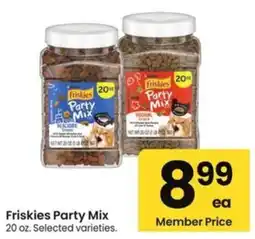 Albertsons Friskies Party Mix offer