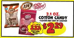 Ollie's A&W, Dr Pepper COTTON CANDY offer