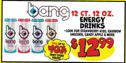Ollie's BANG ENERGY DRINKS offer