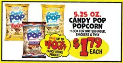 Ollie's CANDY POP POPCORN offer