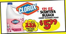 Ollie's CLOROX SCENTIVA BLEACH offer