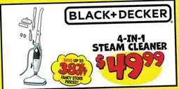 Ollie's BLACK+DECKER 4-IN-1 STEAM CLEANER offer