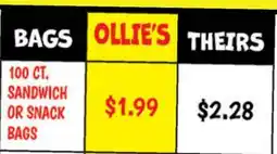 Ollie's DYNAMIC 100 CT. SANDWICH OR SNACK BAGS offer