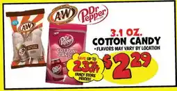 Ollie's A&W OR DR. PEPPER COTTON CANDY offer